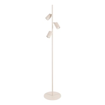 Stojeća lampa KARBON 3xGU10/10W/230V krem boje
