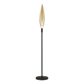 Stojeća lampa NORDIC 1xG9/5W/230V crna/zadimljeno bež