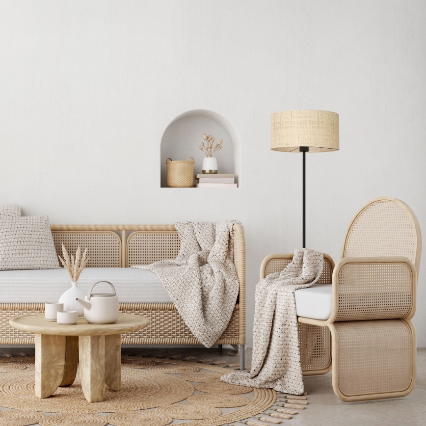 Stojeća lampa RATTAN 1xE27/60W/230V ratan