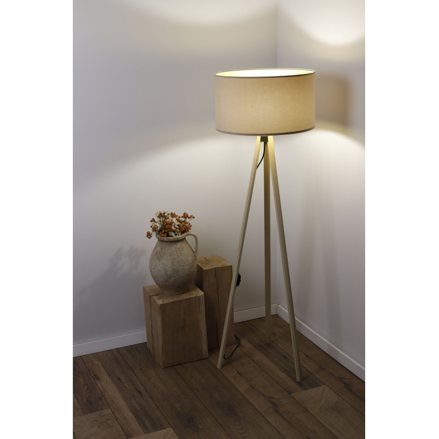 Stojeća lampa STANDART 1xE27/60W/230V bež