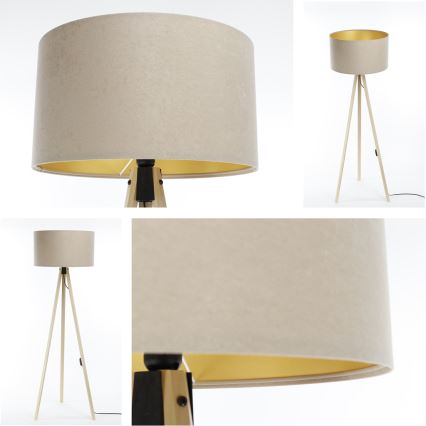Stojeća lampa STANDART 1xE27/60W/230V bež