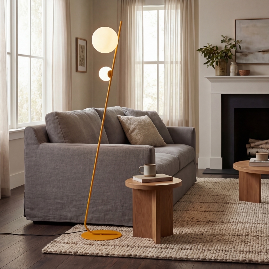 Stojeća lampa TATU 2xG9/8W/230V narandžasta