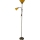 Stojeća lampa WENDY 1xE27/100W/230V + 1xE14/40W mesing/narandžasta