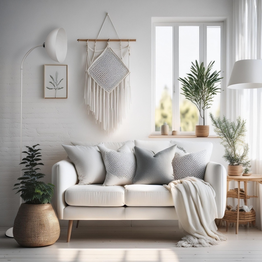 Stojeća lampa ZACK 1xE27/15W/230V bela