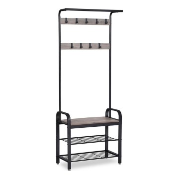 Stojeći čiviluk NAVOR braon/crna