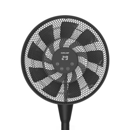 Stojeći ventilator 25W/230V, prečnik 40 cm, crne boje + daljinski upravljač