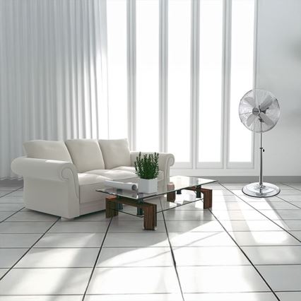 Stojeći ventilator 50W/230V, prečnik 40 cm, nerđajući čelik