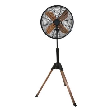 Stojeći ventilator 60W/230V 133 cm crni/bakreni + daljinski upravljač