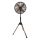 Stojeći ventilator 60W/230V 133 cm crni/bakreni + daljinski upravljač