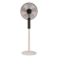 Stojeći ventilator 60W/230V 135 cm bela/crna + daljinski upravljač
