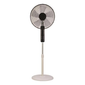 Stojeći ventilator 60W/230V 135 cm bela/crna + daljinski upravljač