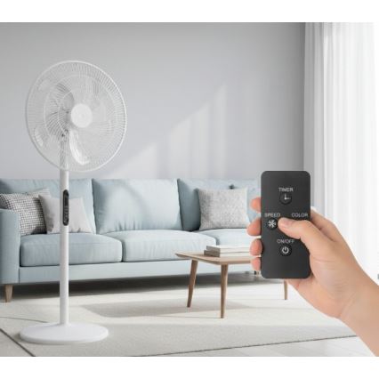 Stojeći ventilator VIENTO-R 40W/230V beo + daljinski upravljač