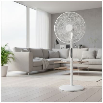 Stojeći ventilator VIENTO-R 40W/230V beo + daljinski upravljač