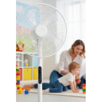 Stojeći ventilator VIENTO-R 40W/230V beo + daljinski upravljač
