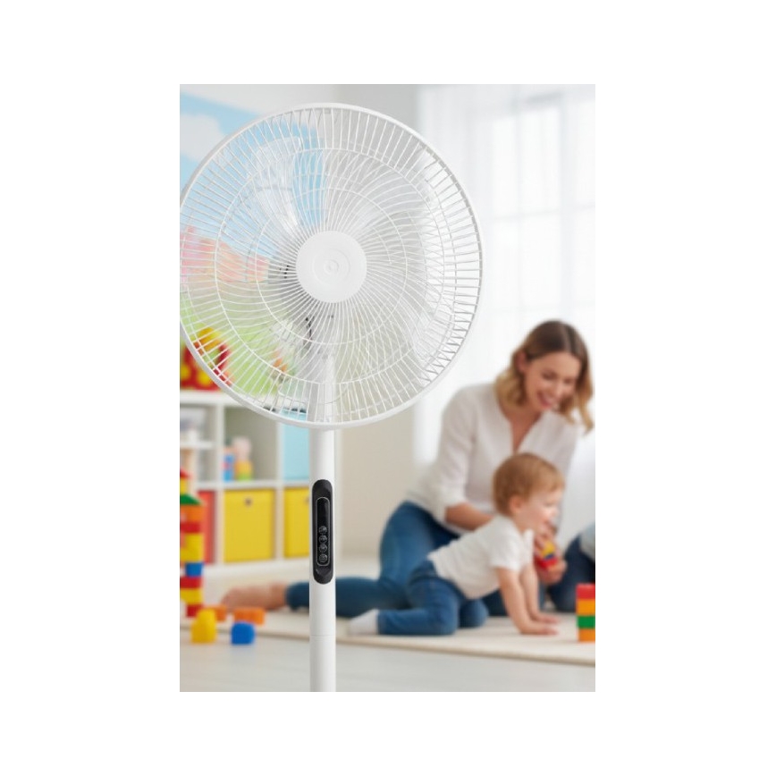 Stojeći ventilator VIENTO-R 40W/230V beo + daljinski upravljač