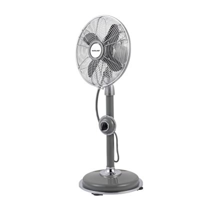 Stojni ventilator 35W/230V prečnika 34 cm siv