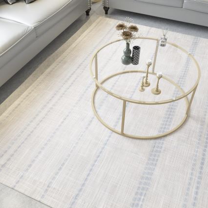 Stolić za kafu BERLIN 80x45 cm zlatna/prozirna