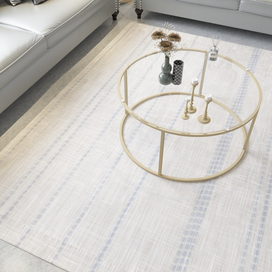 Stolić za kafu BERLIN 80x45 cm zlatna/prozirna