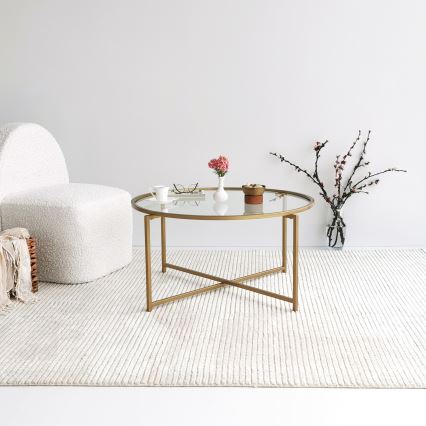 Stolić za kafu GOLD SUN 40x83 cm, zlatne boje