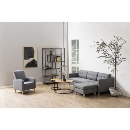 Stolić za kafu SARON hrast/crna