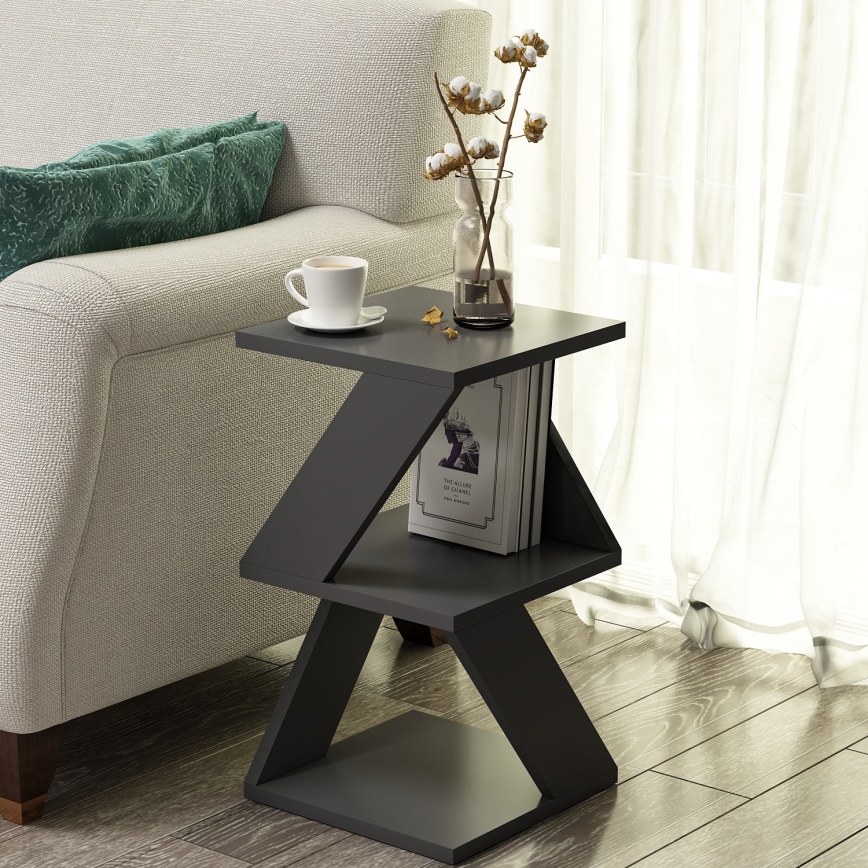 Stolić za odlaganje ALBENI 50x30 cm antracit