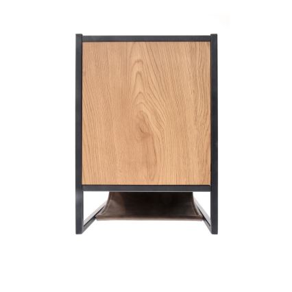 Stolić za odlaganje COMPACT 65x47 cm crna/smeđa