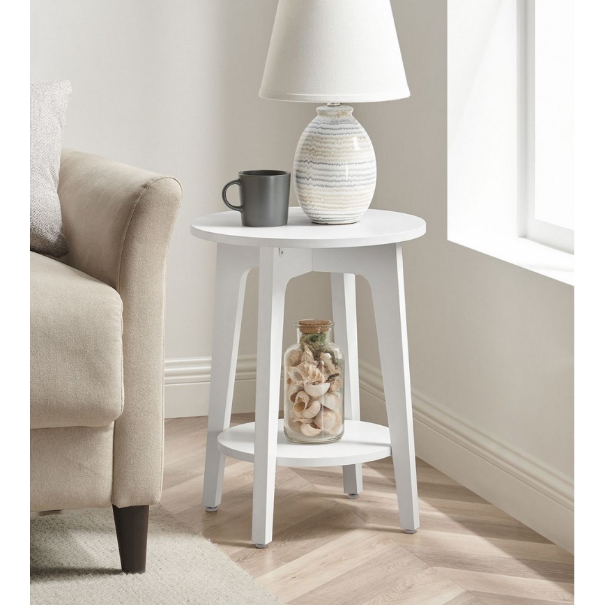 Stolić za odlaganje KAEL, beo