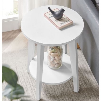 Stolić za odlaganje KAEL, beo