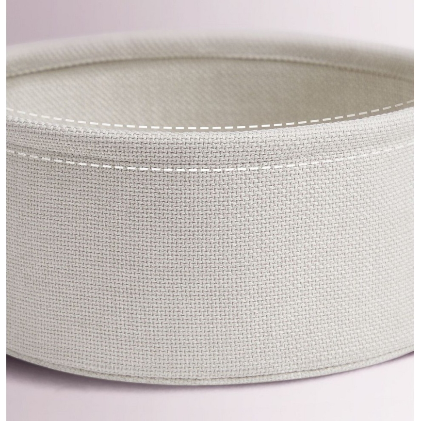 Stolić za odlaganje NOIRA ružičasta/bela