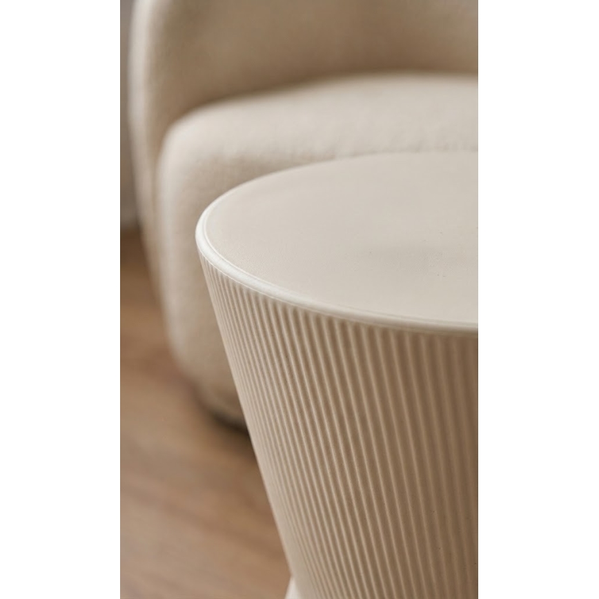 Stolić za odlaganje PETIT, prečnik 29 cm, beo