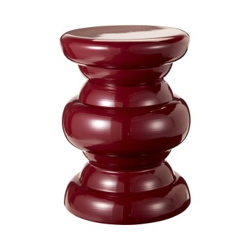 Stolić za odlaganje PETIT, prečnika 31 cm, crvene boje