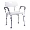 Stolica 56x66 cm srebrna/bela