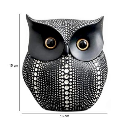 Stona dekoracija 15 cm, crna