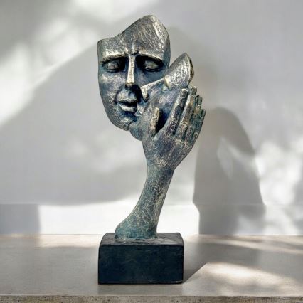 Stona dekoracija 29,5x10x14 cm smola/patina