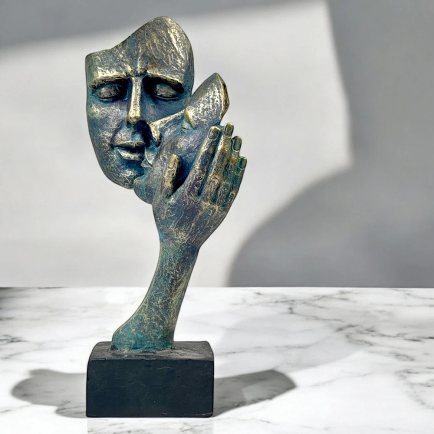 Stona dekoracija 29,5x10x14 cm smola/patina