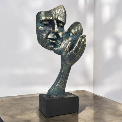 Stona dekoracija 29,5x10x14 cm smola/patina