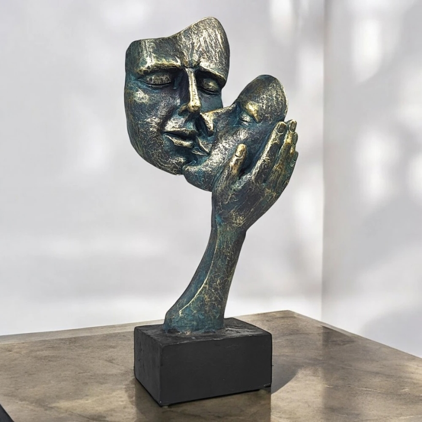 Stona dekoracija 29,5x10x14 cm smola/patina