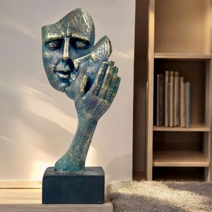 Stona dekoracija 29,5x10x14 cm smola/patina