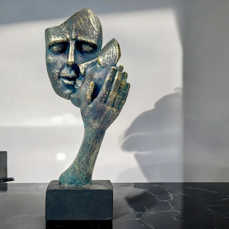 Stona dekoracija 29,5x10x14 cm smola/patina
