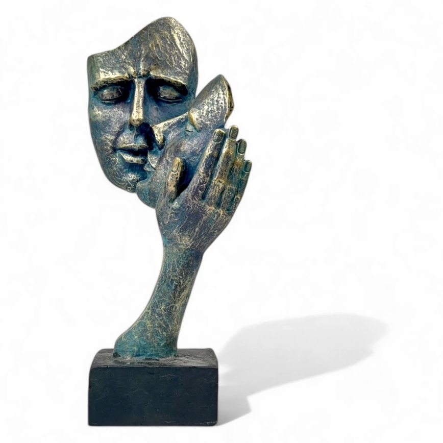 Stona dekoracija 29,5x10x14 cm smola/patina