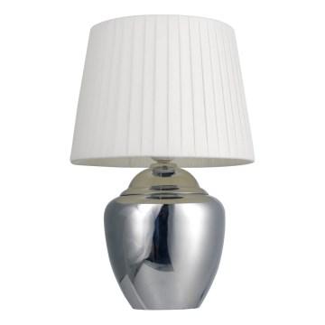 Stona lampa 1xE27/25W/230V sjajni hrom