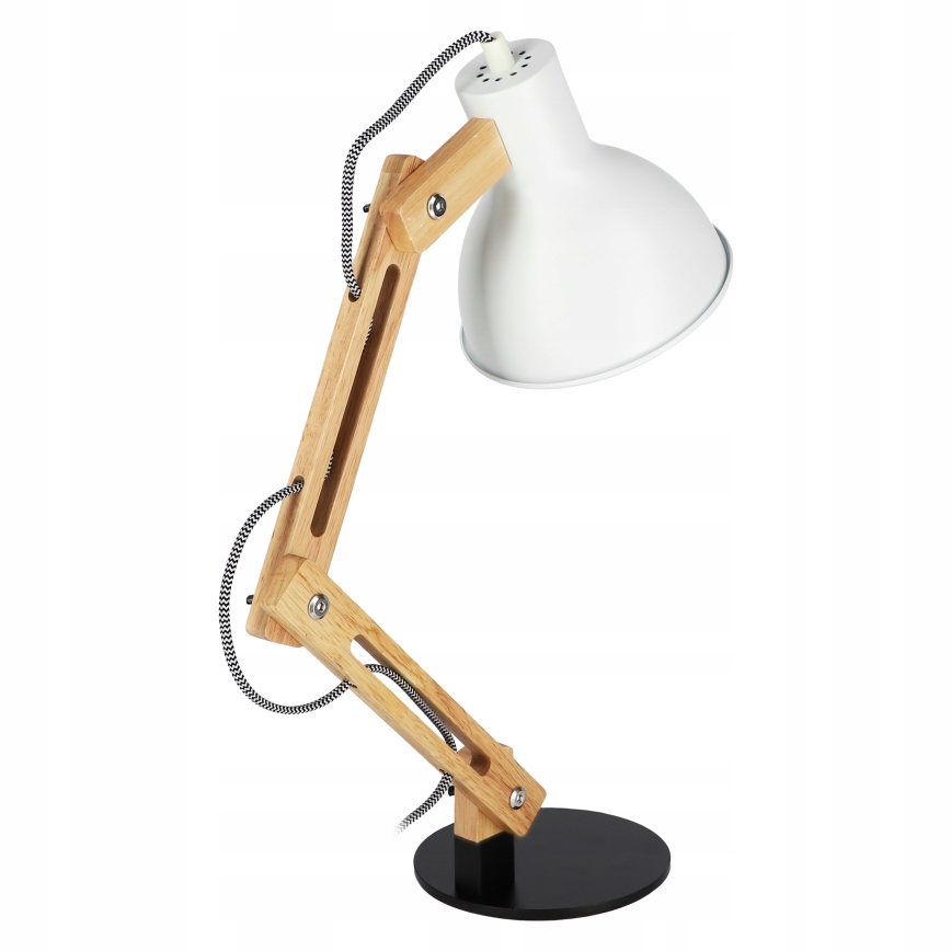 Stona lampa 1xE27/40W/230V bela/crna