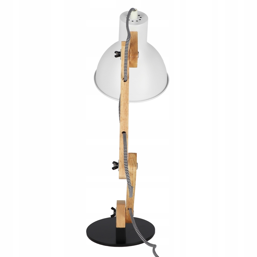 Stona lampa 1xE27/40W/230V bela/crna