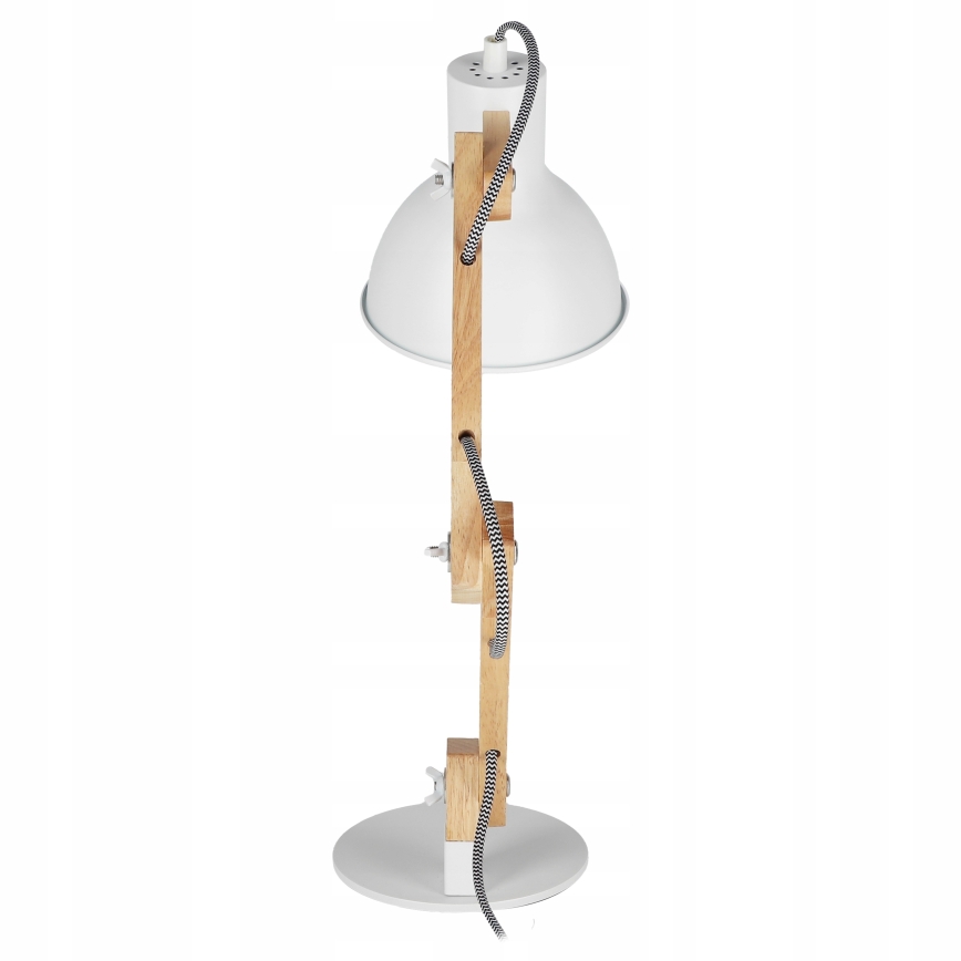 Stona lampa 1xE27/40W/230V bela
