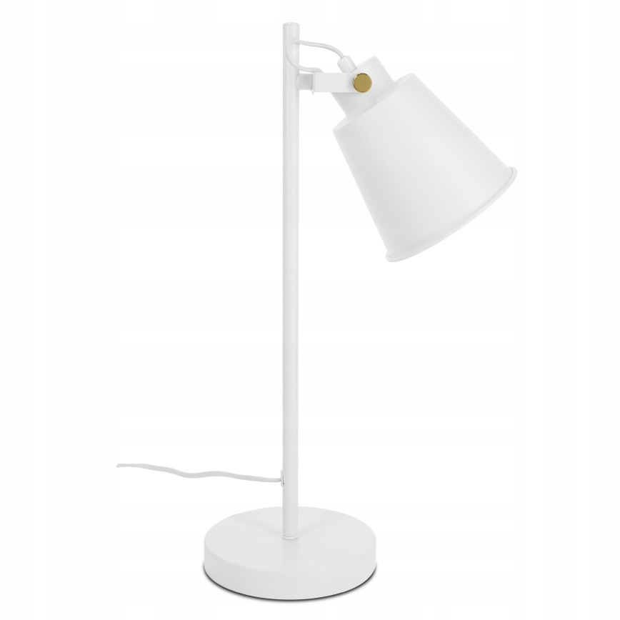 Stona lampa 1xE27/40W/230V bela