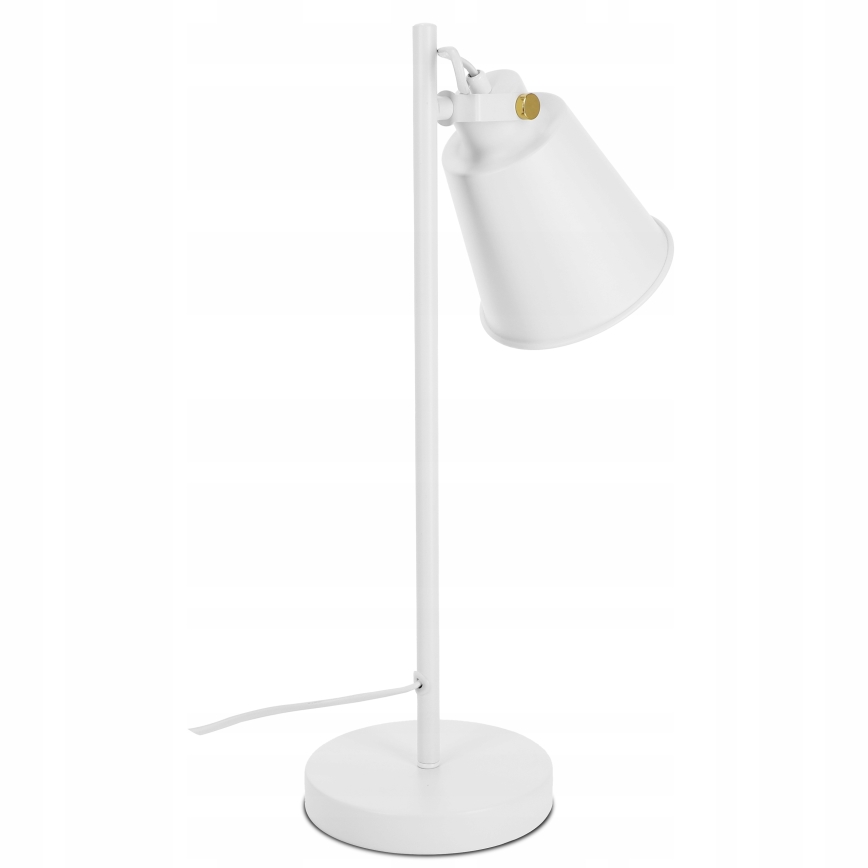 Stona lampa 1xE27/40W/230V bela