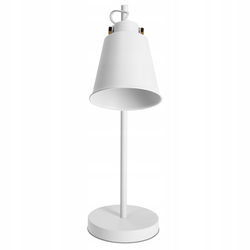 Stona lampa 1xE27/40W/230V bela
