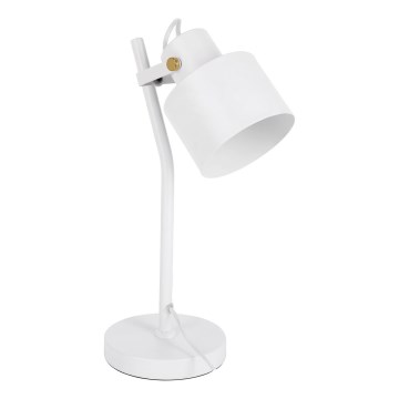 Stona lampa 1xE27/40W/230V bela