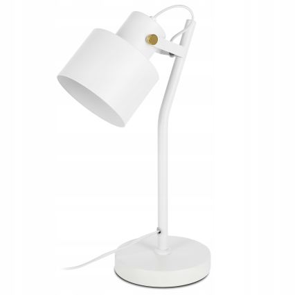 Stona lampa 1xE27/40W/230V bela