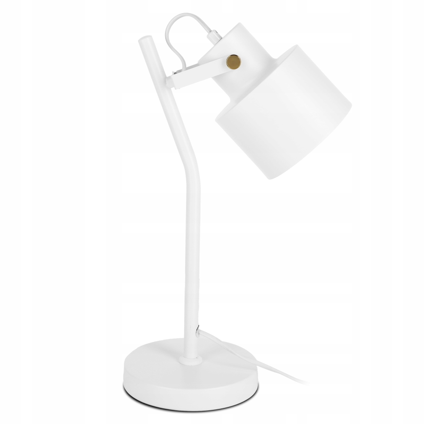 Stona lampa 1xE27/40W/230V bela